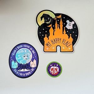 NWT Bundle of 3 Disney Halloween themed stickers